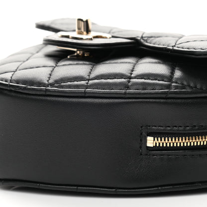 Chanel Lambskin Quilted CC In Love Heart Bag Black 10 of 11