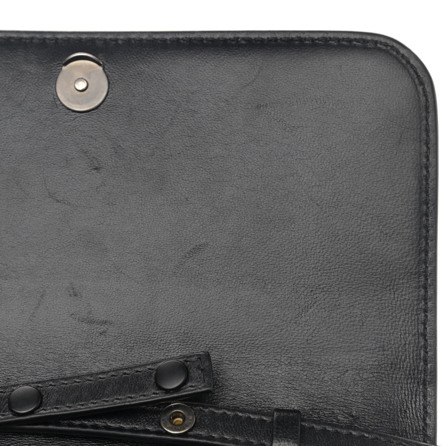 Balenciaga Smooth Calfskin B Wallet on Chain Black 13 of 14