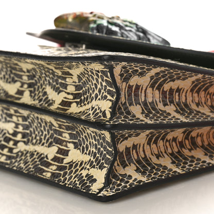 Gucci Snakeskin Naga Dragon Small Shoulder Bag Beige Pink 9 of 10