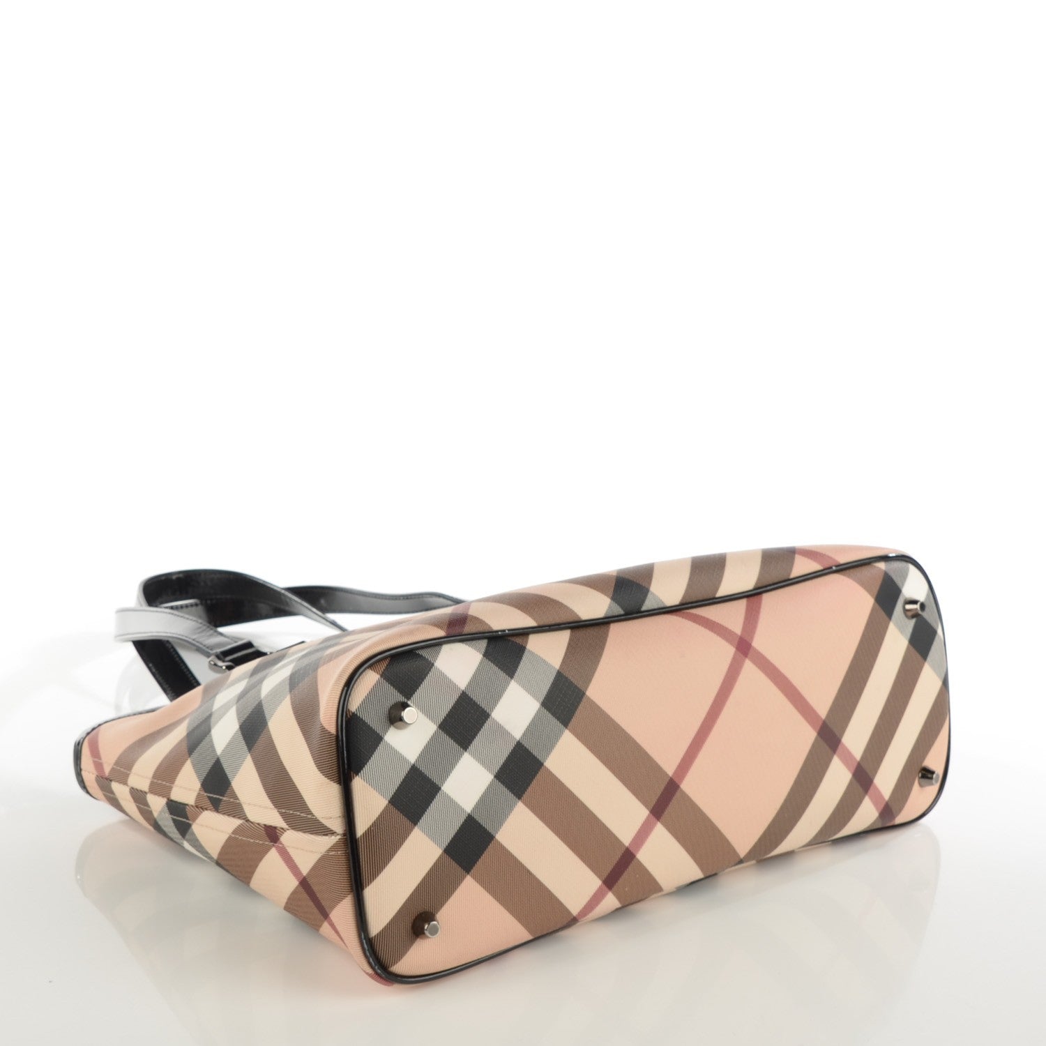 Burberry Nova Check Medium Tote Black 4 of 8