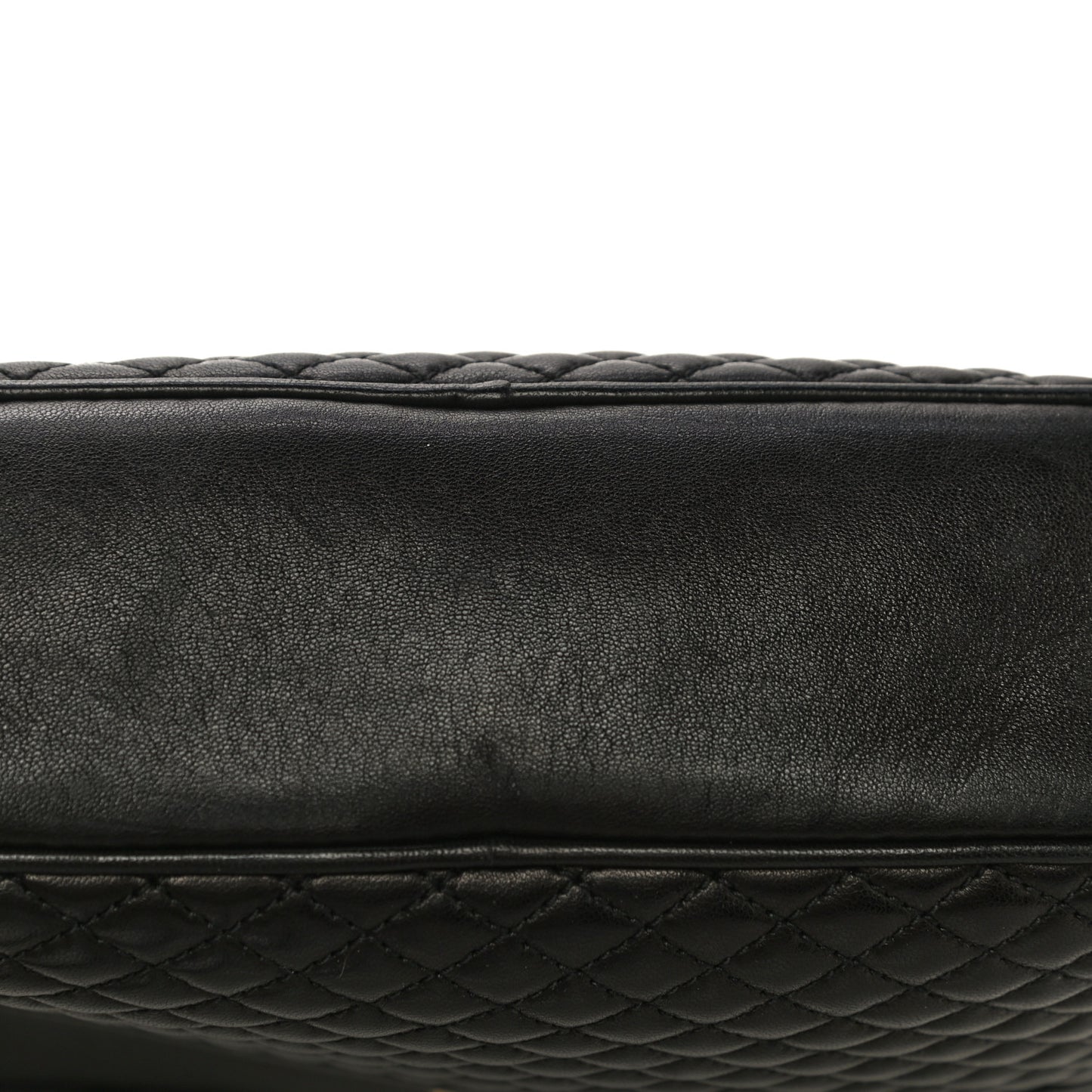 Lambskin Quilted Victoire Camera Bag Black