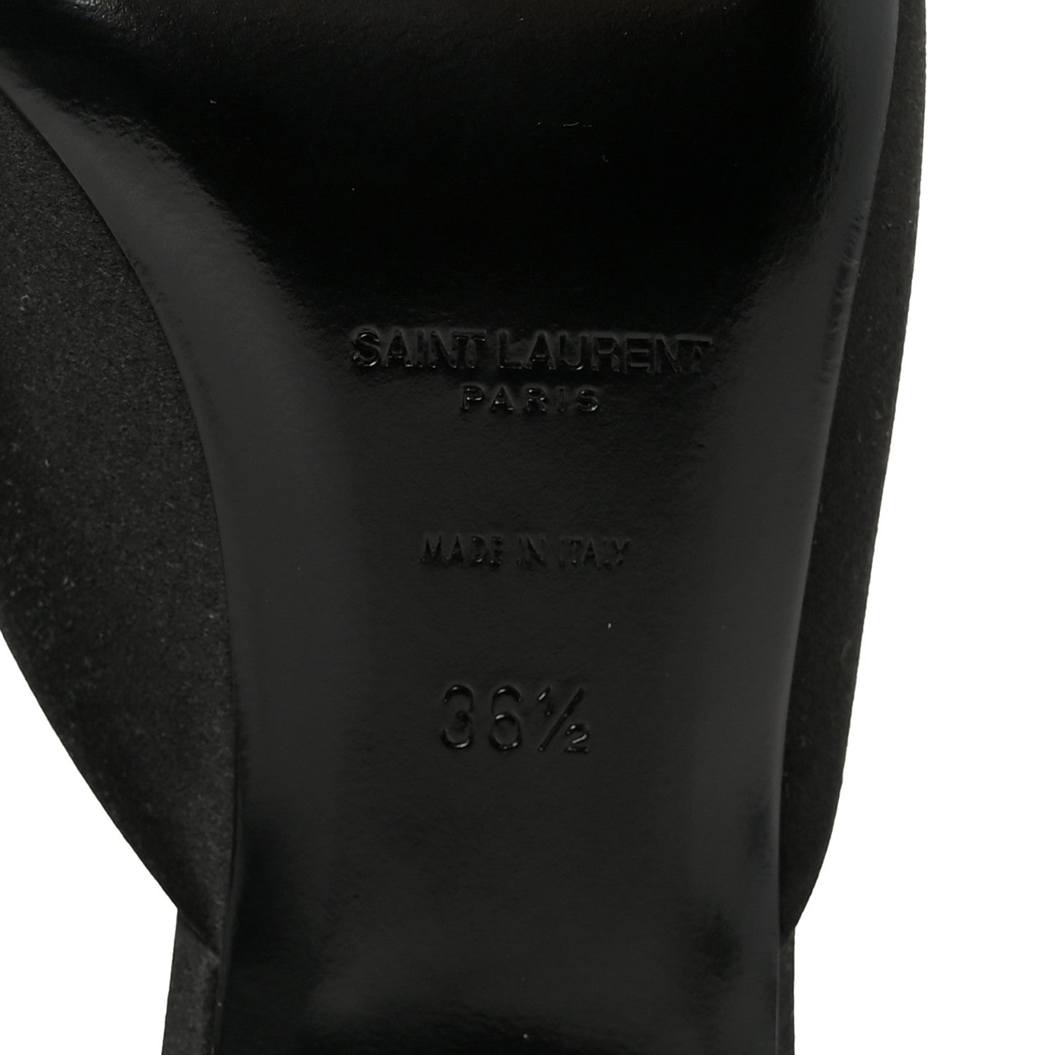 Saint Laurent Raso Regale Barbara 55 Pumps 36.5 Black 8 of 10