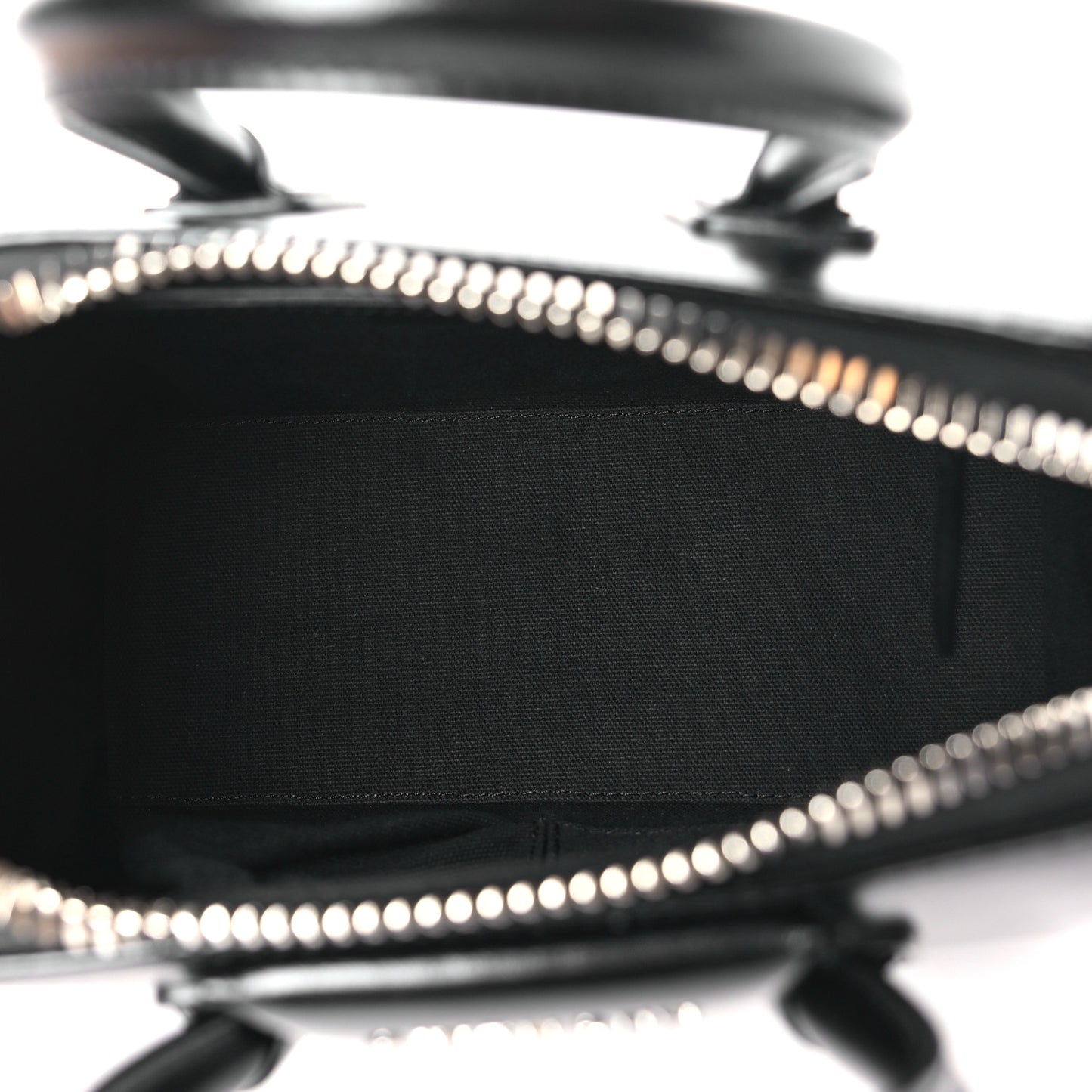 Shiny Lord Calfskin Mini Antigona Black
