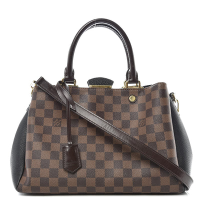 Louis Vuitton Damier Ebene Cuir Taurillon Brittany Black 1 of 20