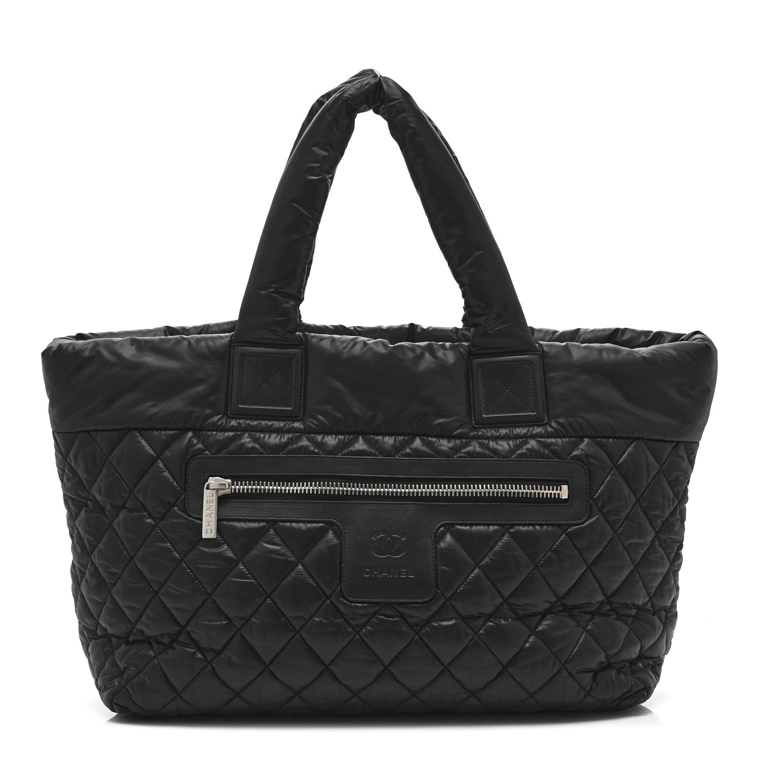 Chanel Nylon Quilted Large Coco Cocoon Tote Black 1 of 11
