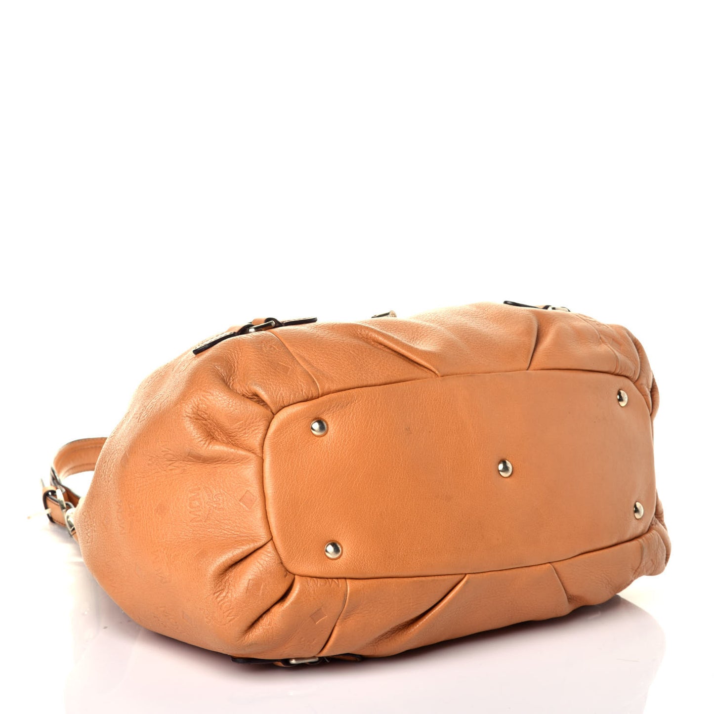 Calfskin Ottomar Drawstring Shoulder Bag Sandstone