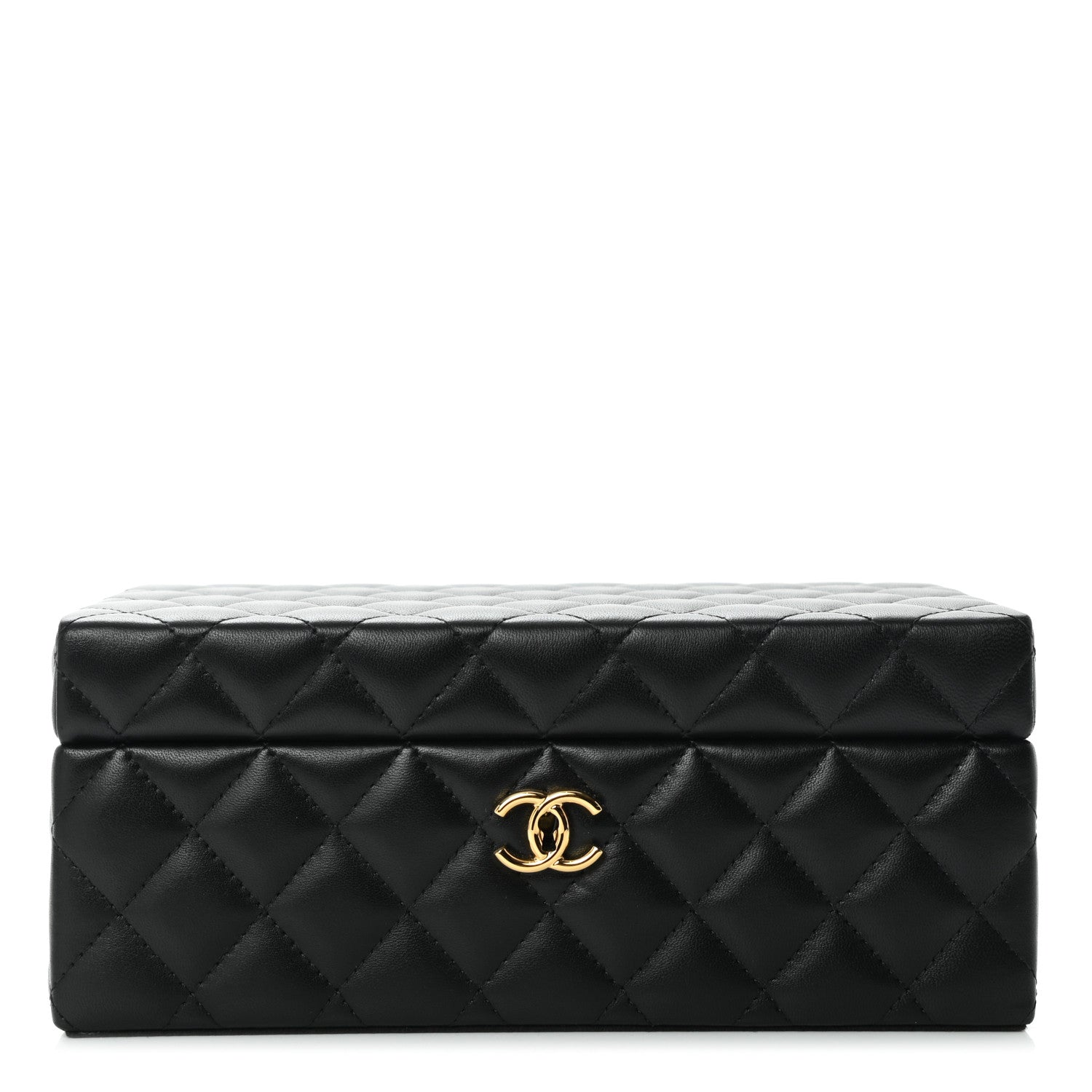 Chanel Lambskin Small Jewelry Box Black 1 of 11