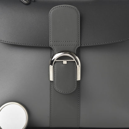 Delvaux Box Calfskin Brillant MM Satchel Dark Grey 10 of 10
