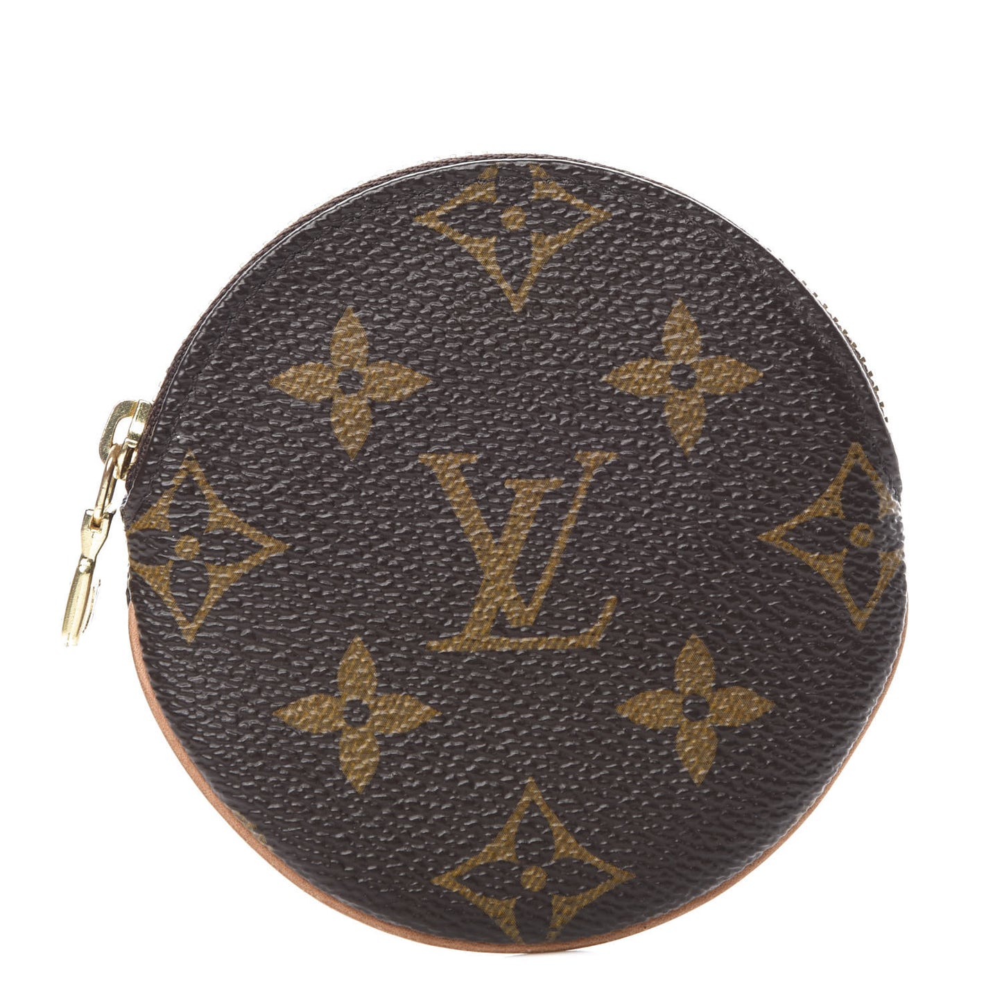 Monogram Round Coin Purse