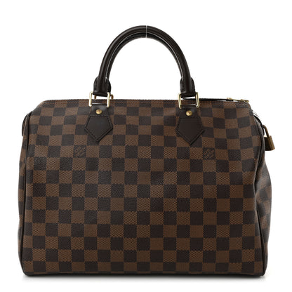 Louis Vuitton Damier Ebene Speedy 30 1 of 10