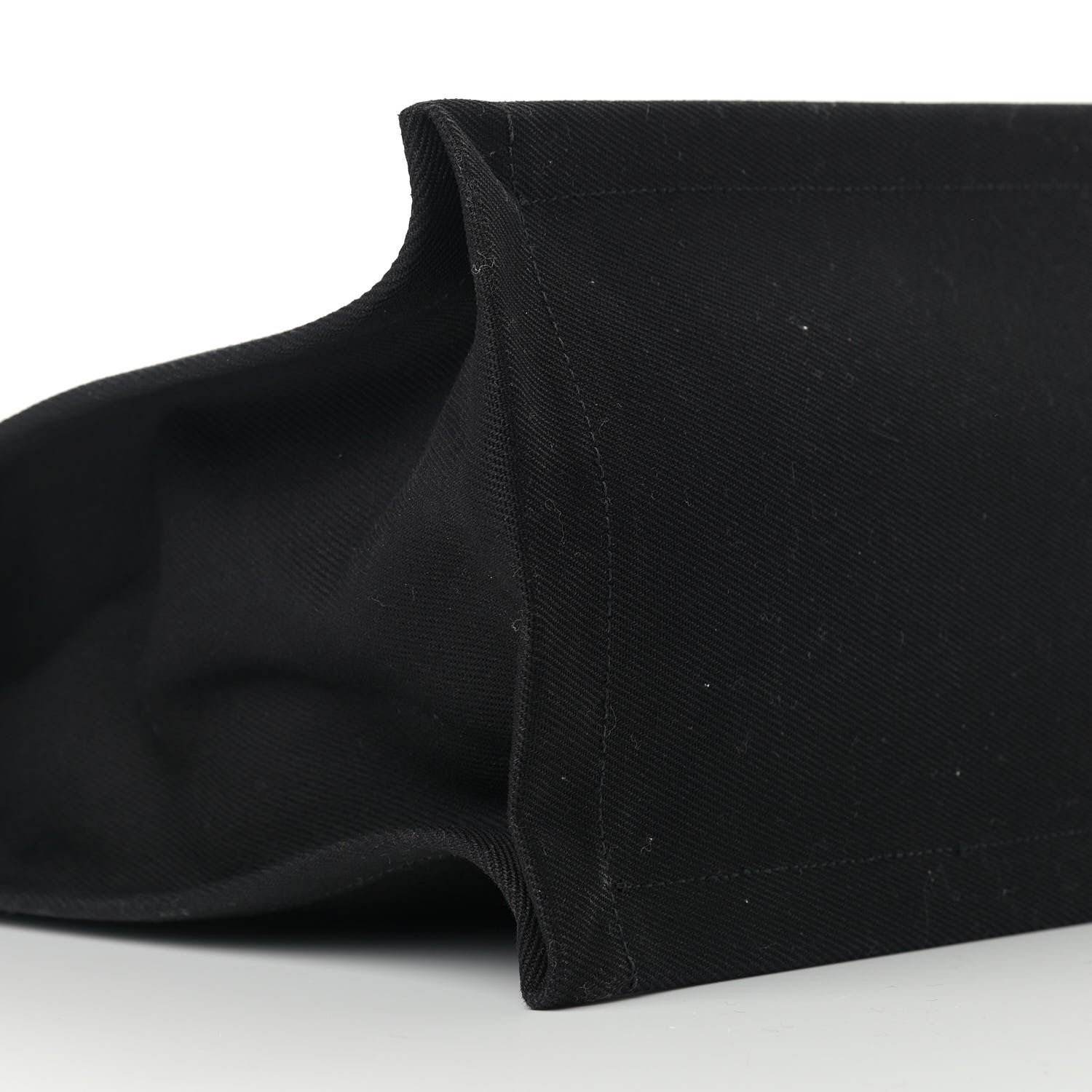 Saint Laurent Linen Calfskin Rive Gauche North South Tote Black 7 of 8