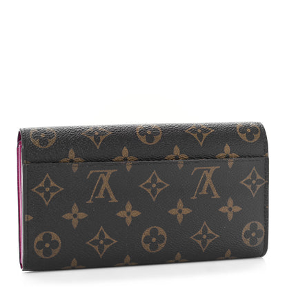 Louis Vuitton Monogram Sarah Wallet NM Fuchsia 3 of 8