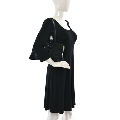 Prada Tessuto Nylon Vernice Bauletto Black 2 of 8