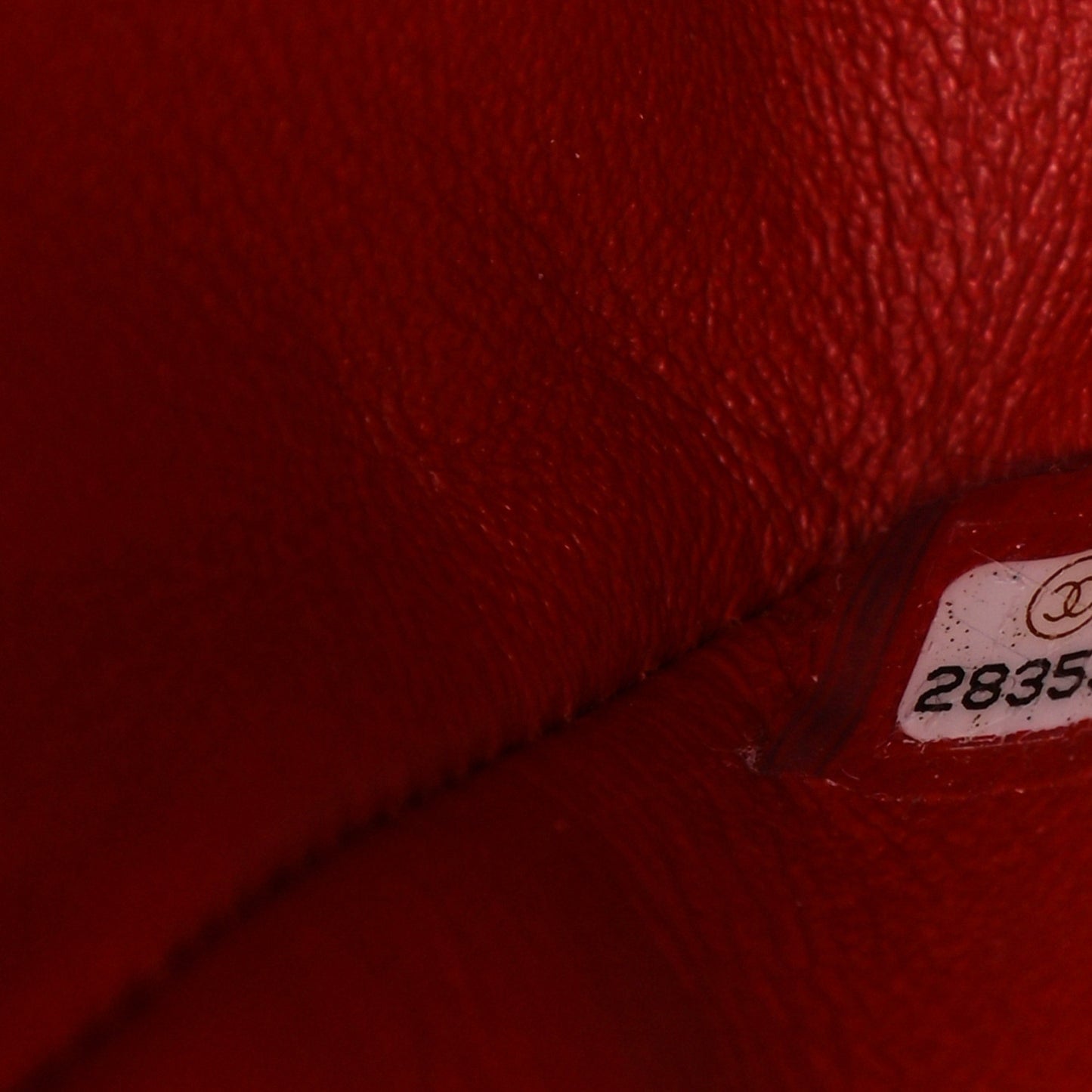 Aged Calfskin Quilted 2.55 Reissue Mini Flap Red