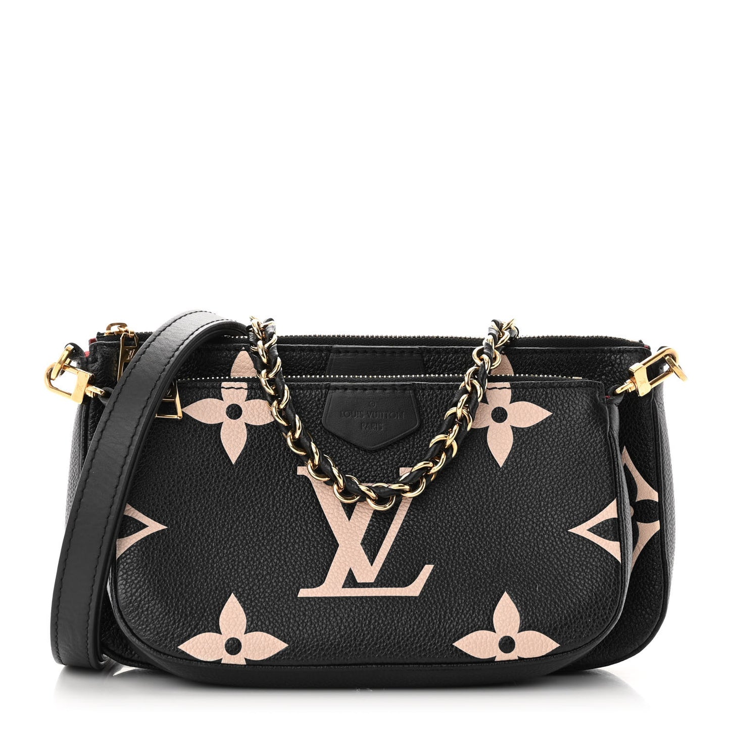 Empreinte Monogram Giant Multi Pochette Accessories Black Beige