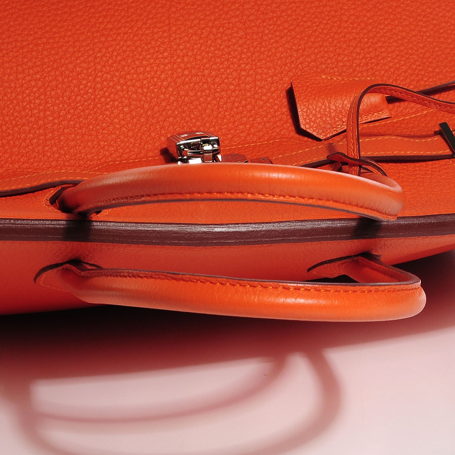 Hermes Togo Birkin 40 Orange 12 of 28
