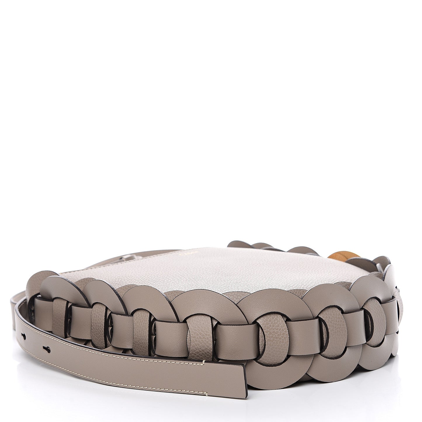 Small Grain Smooth Calfskin Small Darryl Hobo Motty Grey