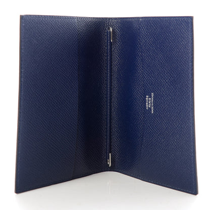 Hermes Epsom Casaque Couverture Agenda Cover GM Bleu Saphir Rose 5 of 7
