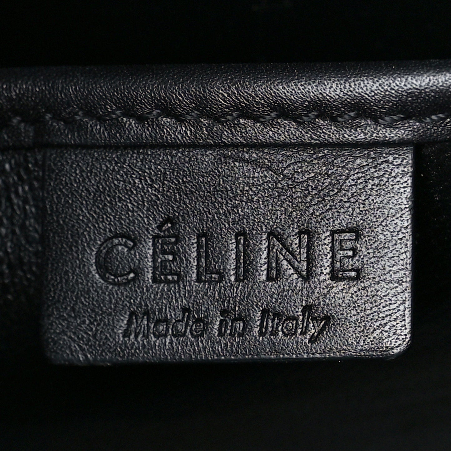 Bullhide Calfskin Nubuck Bi-Color Nano Luggage Black White