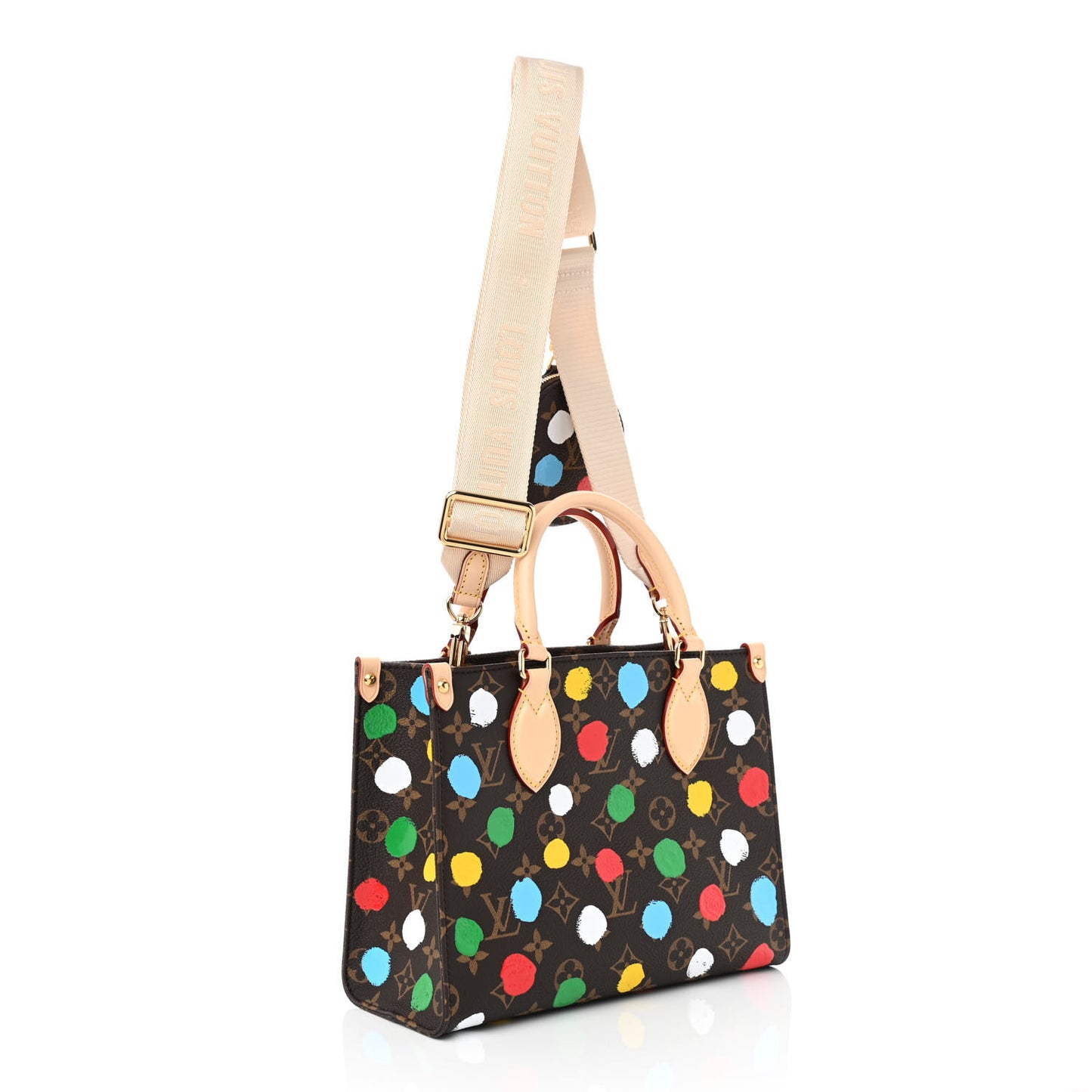 LV X YK Monogram Dots Onthego PM Multicolor