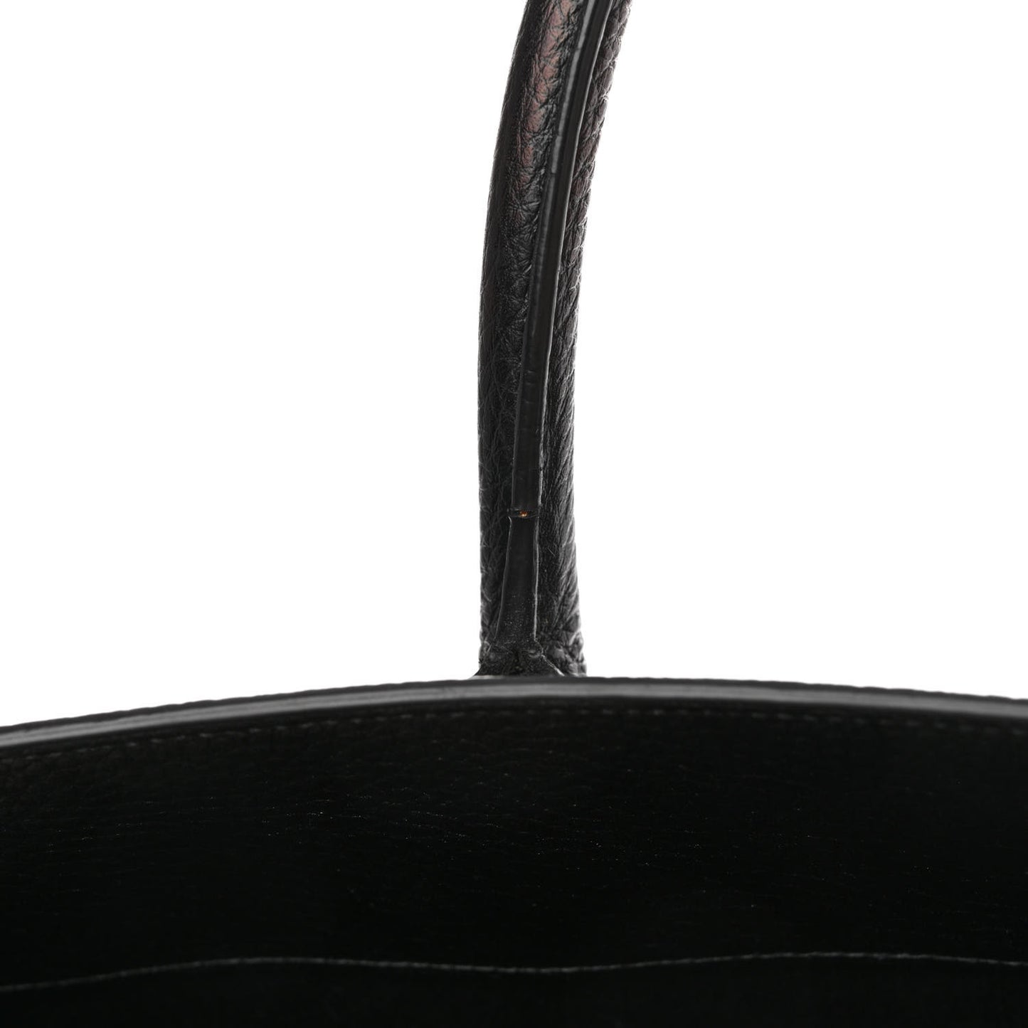 Grained Calfskin Large Sac De Jour Carryall Black