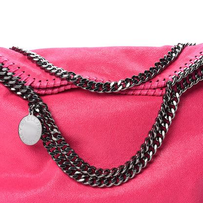 Stella McCartney Shaggy Deer Falabella Fold Over Tote Hot Pink 12 of 12