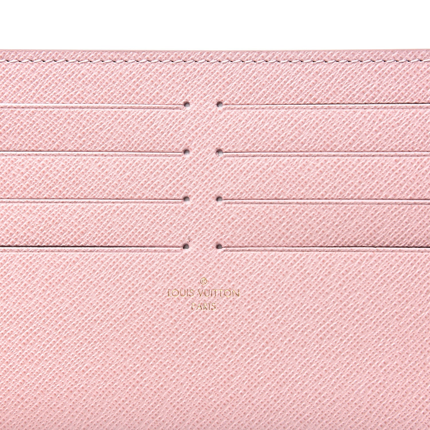 Louis Vuitton Calfskin Felicie Card Holder Insert Rose Ballerine 5 of 5