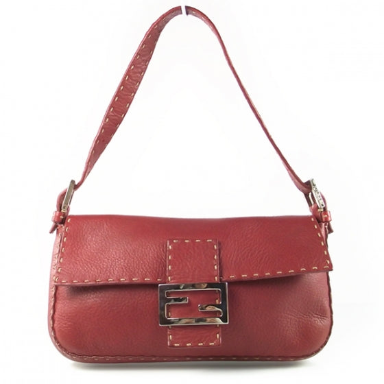 Leather Selleria Baguette Red