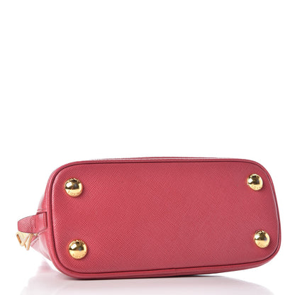 Prada Saffiano Lux Mini Promenade Tote Peonia 4 of 11