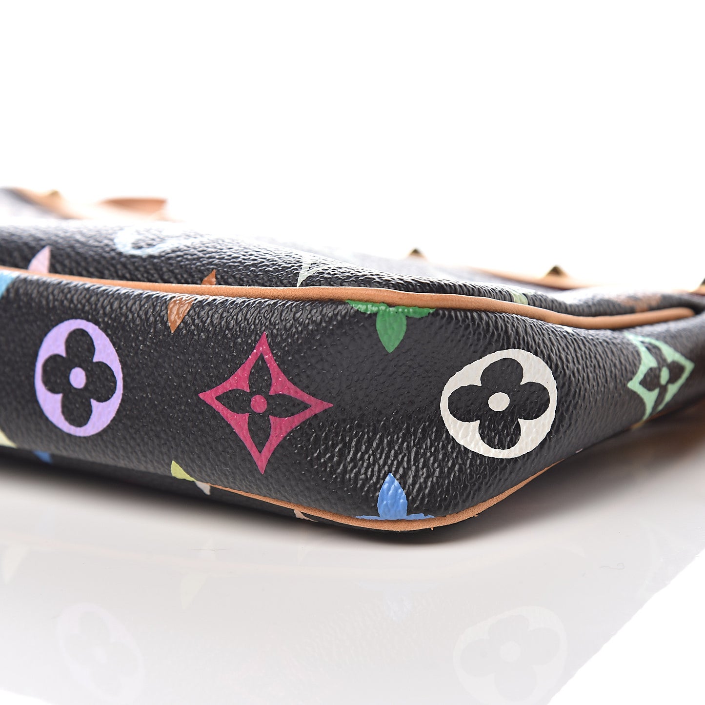 Monogram Multicolor Pochette Accessories Black