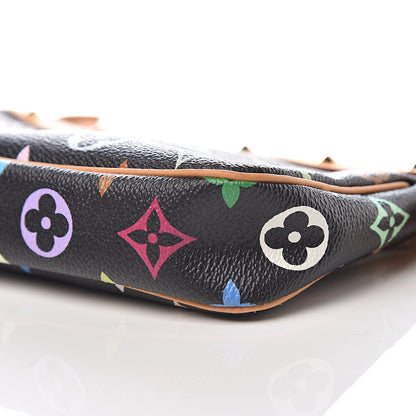 Louis Vuitton Monogram Multicolor Pochette Accessories Black 8 of 9