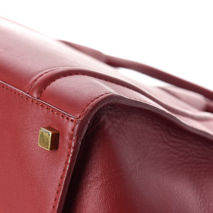 Celine Supple Calfskin Medium Phantom Luggage Red 15 of 17