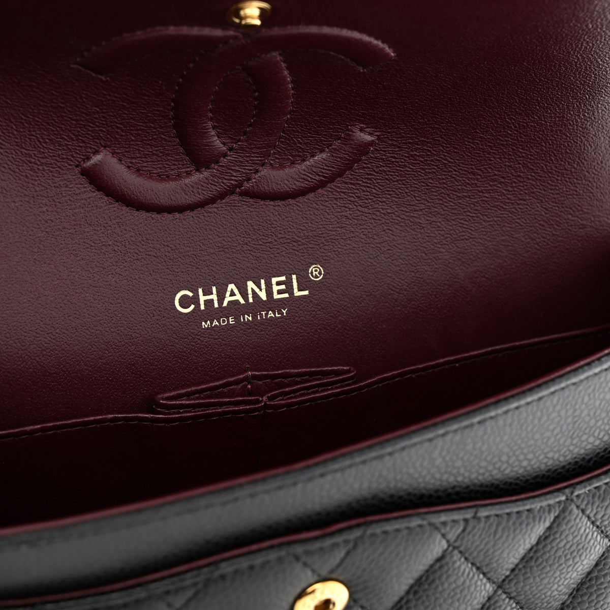 Chanel Caviar Quilted Medium Double Flap Black 6 of 12