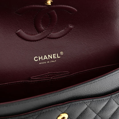Chanel Caviar Quilted Medium Double Flap Black 6 of 12