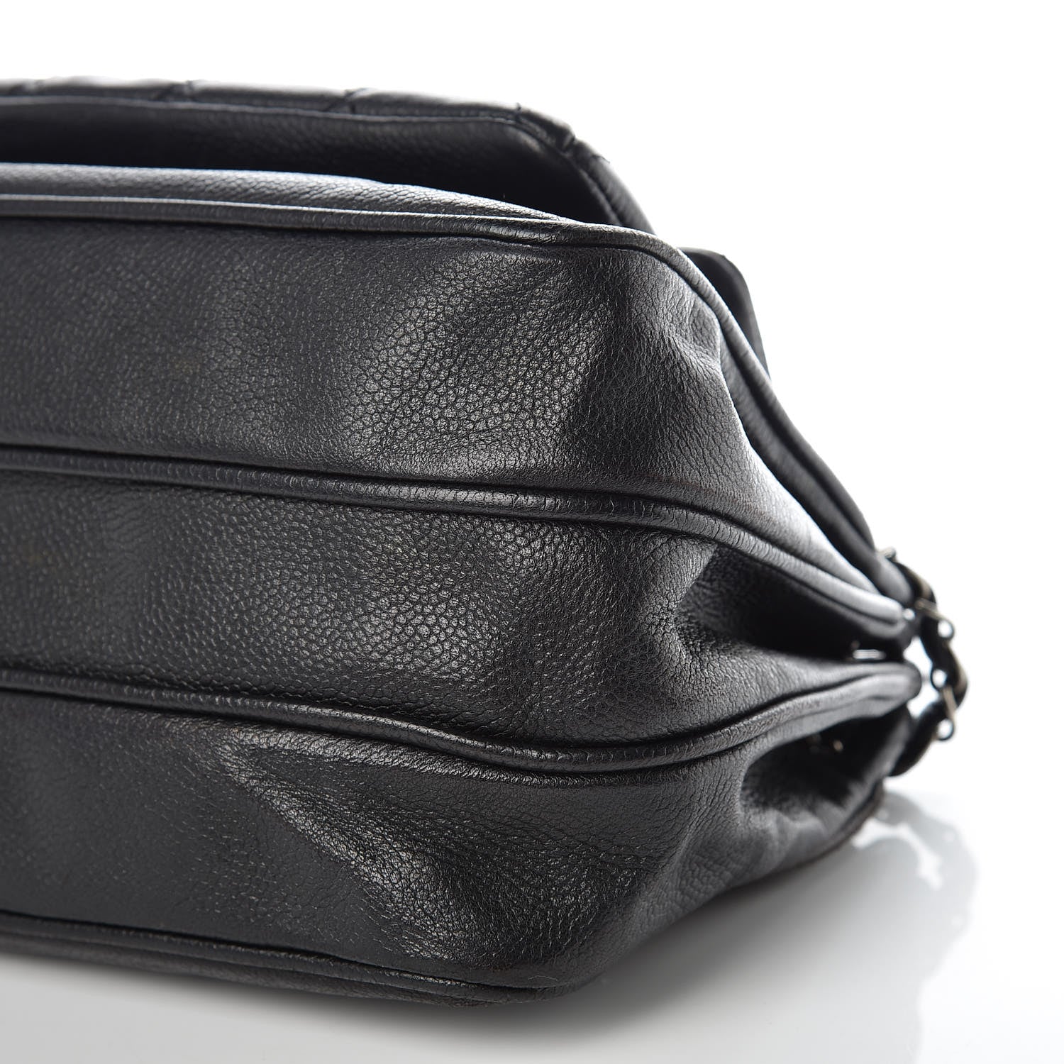 Chanel Caviar Quilted Small Mademoiselle Accordion Flap Black 10 of 12