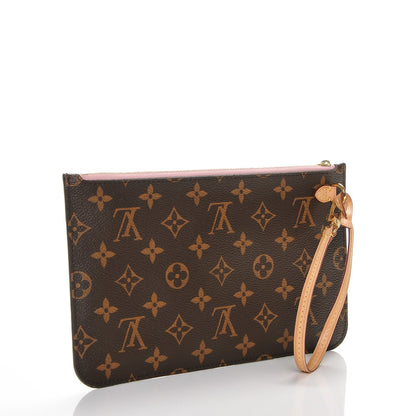 Louis Vuitton Monogram Neverfull MM GM Pochette Rose Ballerine 3 of 7