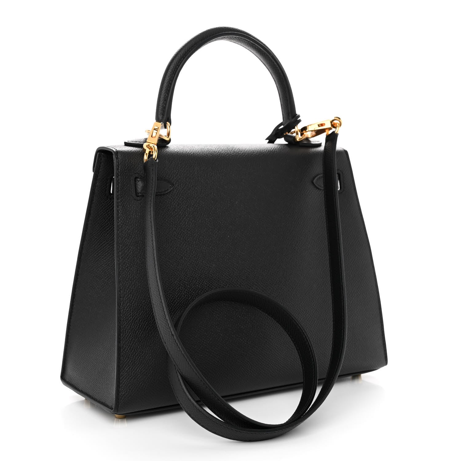 Hermes Epsom Kelly Sellier 25 Black 3 of 10