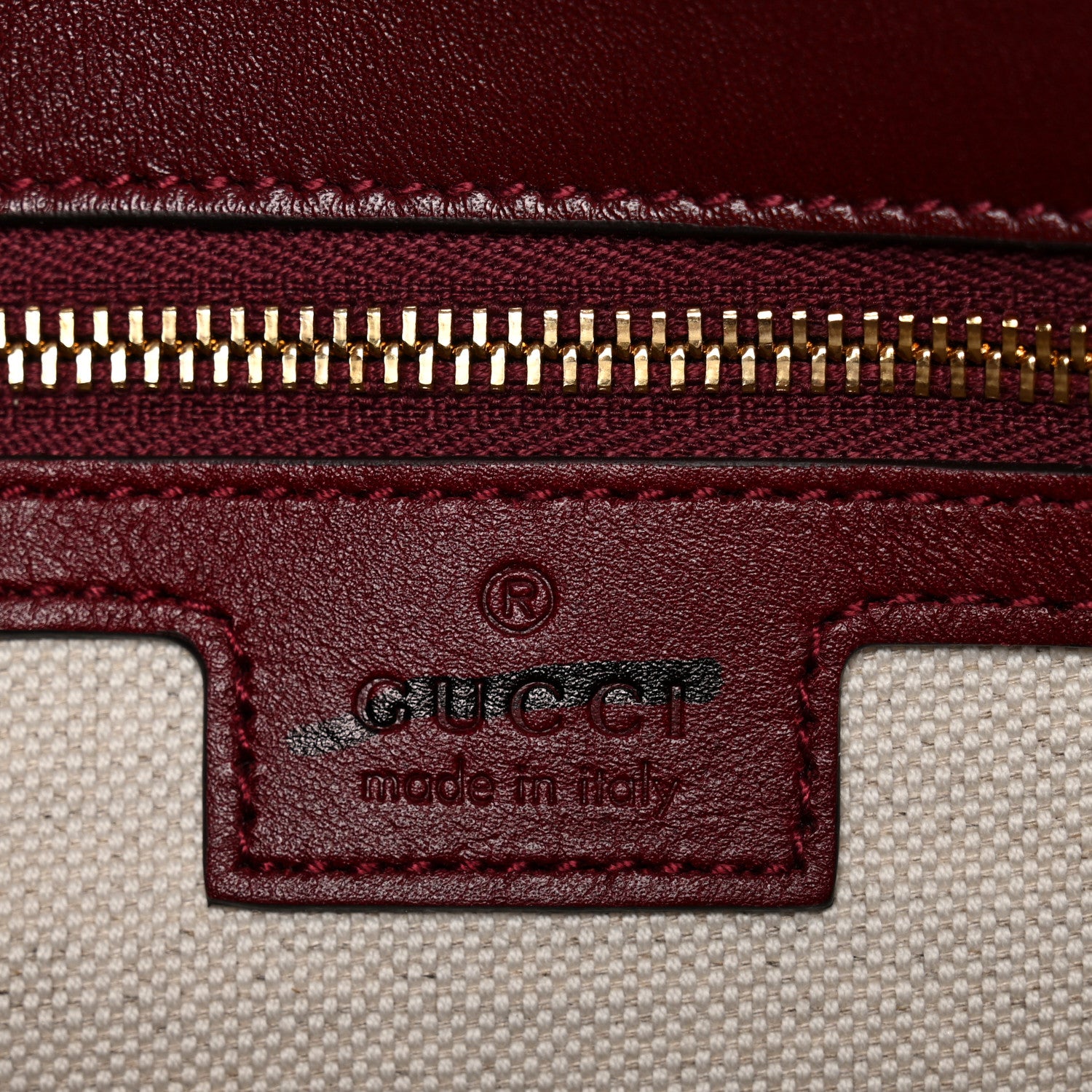 Gucci Calfskin Blondie Medium Shoulder Bag Dark Red 6 of 10
