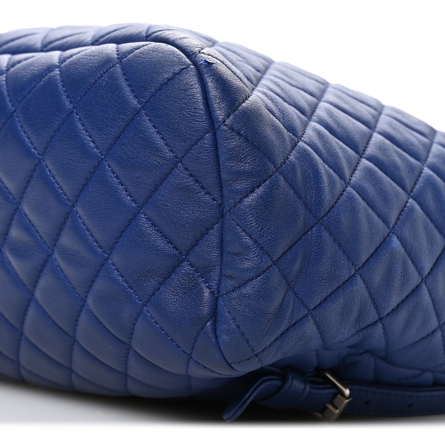Chanel Lambskin Quilted Large Urban Spirit Backpack Blue 10 of 10