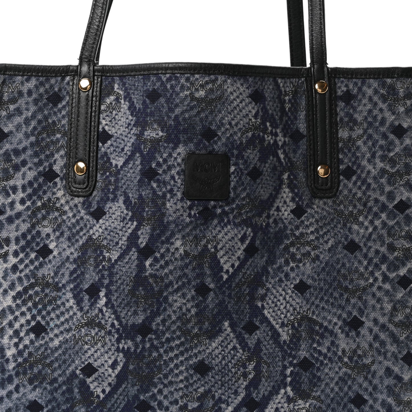 Visetos Large Project Reversible Shopper Tote Black