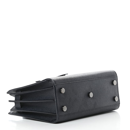 Saint Laurent Grained Calfskin Nano Sac De Jour Marine 4 of 11