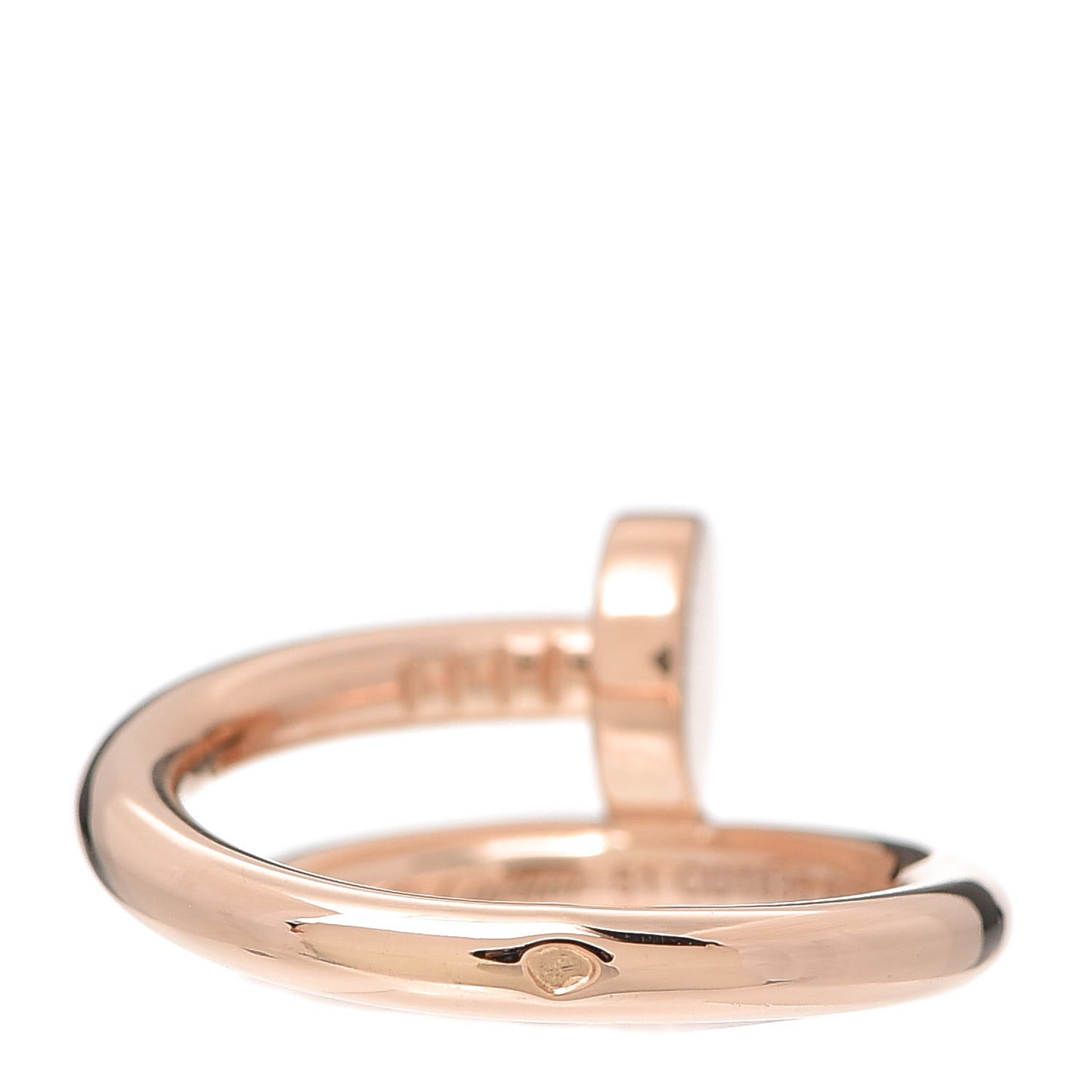 18K Pink Gold Juste Un Clou Ring 51 5.75