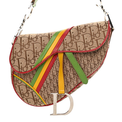Christian Dior Monogram Rasta Saddle Bag Beige 8 of 14