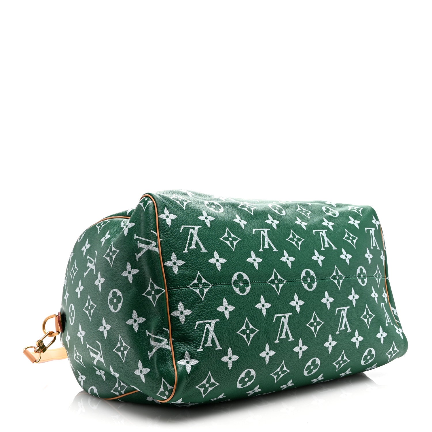 Louis Vuitton Calfskin Monogram Speedy P9 Bandouliere 50 Green 4 of 11