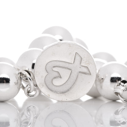 Tiffany Sterling Silver 8mm Paloma Picasso Bead Loving Heart Tag Bracelet 5 of 5