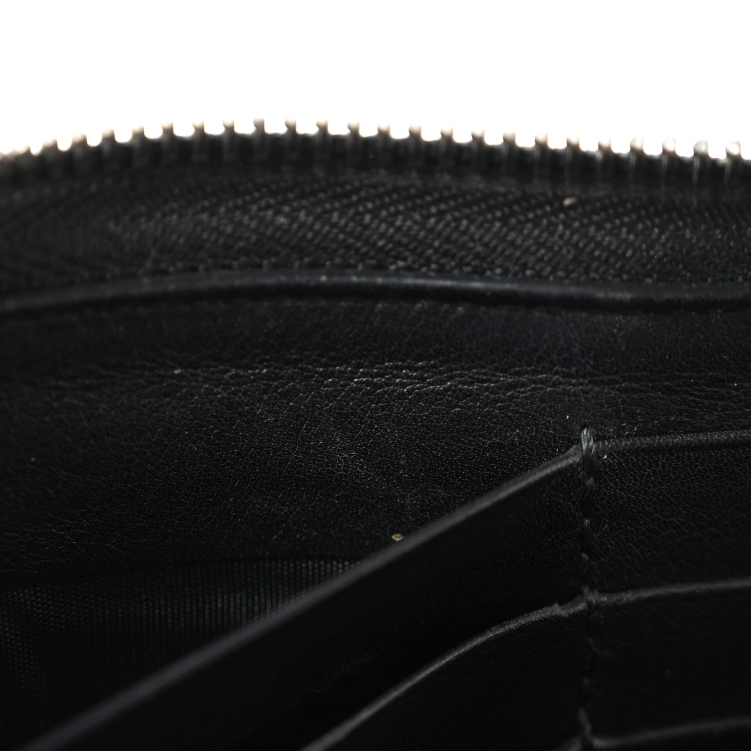 Gucci Guccissima Signature Microguccissima Bree Zip Around Wallet Black 8 of 11