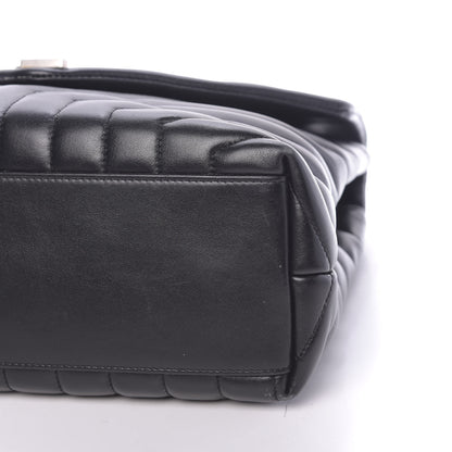 Saint Laurent Calfskin Y Quilted Monogram Medium Loulou Chain Satchel Black 9 of 12
