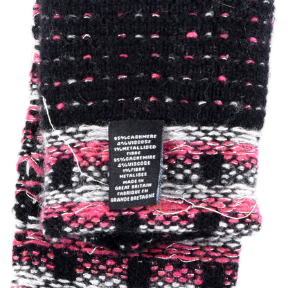 Chanel Wool CC Fingerless Gloves Multicolor 3 of 4