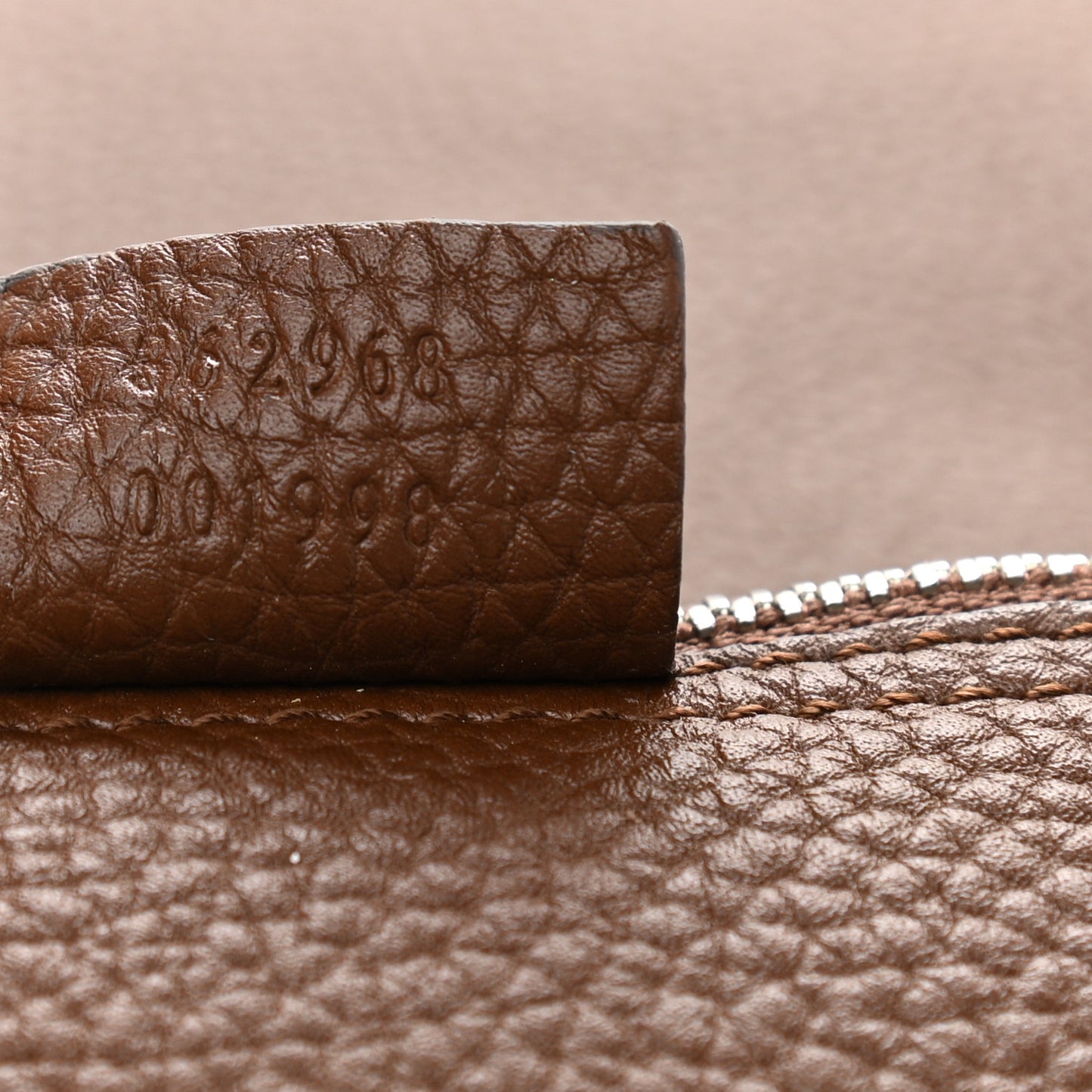 Soft Grained Calfskin Large Jackie Hobo Nut Brown