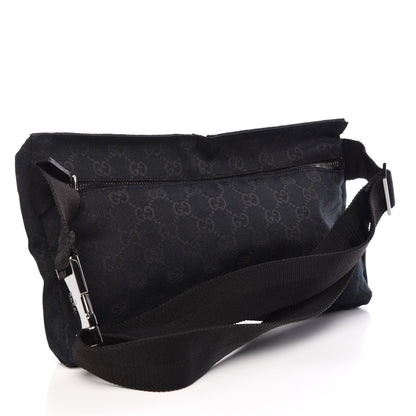 Gucci GG Monogram Double Pocket Belt Bag Black 3 of 9